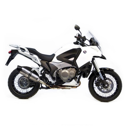 [8704E] Silencer LEOVINCE LV One Honda CROSSTOURER 2012-2020 (Carbon End Cap)