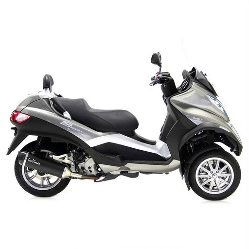 [14005] Silencieux LEOVINCE Nero Gilera FUOCO 500, Piaggio MP3 400 LT/RST, MP3 500 Sport LT/Business LT (Coup. Carbone)
