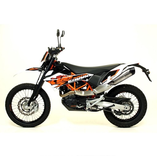 [8299E] LeoVince LV One Silencer KTM 690 SMC/ENDURO 2008-2016 (Carbon End Cap)