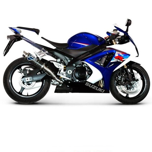 [S058080CR] TERMIGNONI GP Style Round Silencer Suzuki GSX-R 1000 2007-2008