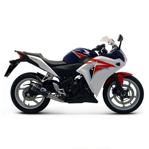 [H099094CV] TERMIGNONI Relevance Silencer Honda CBR 250 R 2011-2013 (Carbon End Cap)