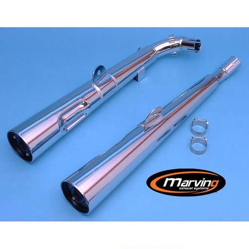 [H/2060/BC] Silencieux MARVING Style Origine Honda VT 500 E 1983-1988