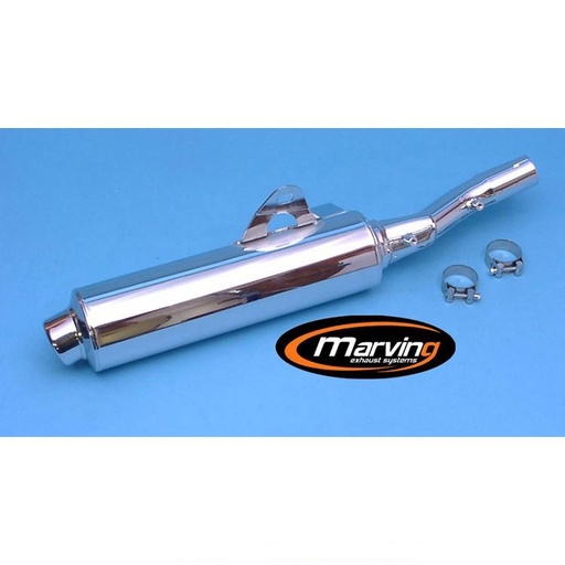 [H/2163/BC] Silencieux MARVING Honda NTV 650 1988-1997 (Enveloppe Alu)