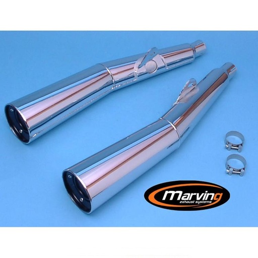 [K/2074/BC] MARVING Style Origine Silencer Kawasaki Z 1300 1979-1986