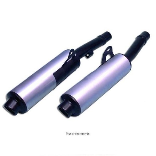 [K/2102/NC] Silencieux MARVING Style Origine Kawasaki ZZR 600 1990-1992