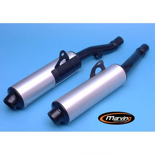 [K/2156/NC] Silencieux MARVING Style Origine Kawasaki ZZR 600 1993-2003