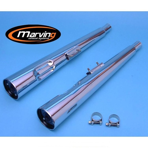 [S/2037/BC] Silencieux MARVING Style Origine Suzuki GS 450 E 1981-1982
