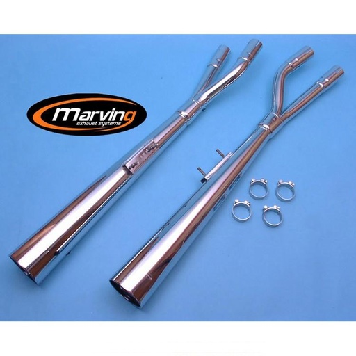 [S/2058/BC] Silencieux MARVING Style Origine Suzuki GS 1100 G A CARDAN 1984-1987