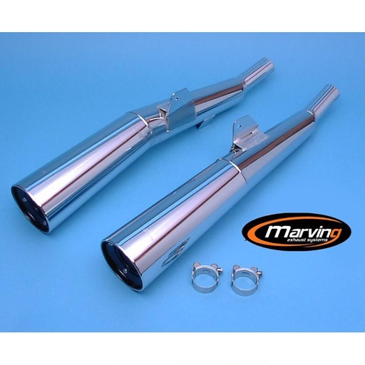 [Y/2046/BC] Silencieux MARVING Style Origine Yamaha XS 400 1977-1982