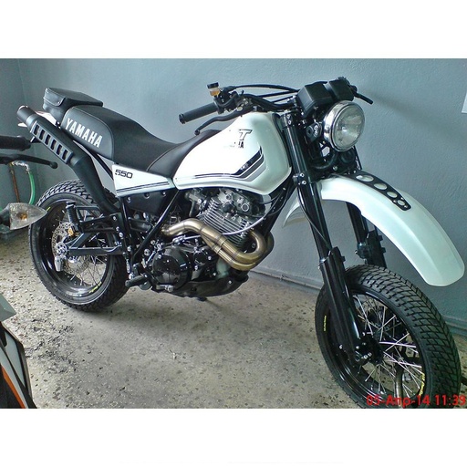 [EDR/5/V] Silencieux MARVING De Rechange Yamaha XT 400 1984-1986 et XT 550 1982-1983