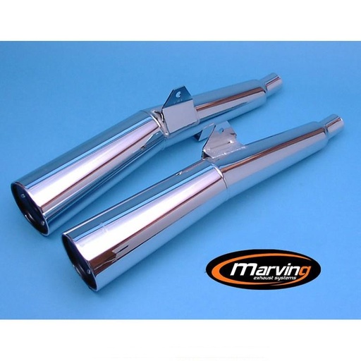 [H/2032/BC] Silencieux MARVING Style Origine Honda CX 500 E PROLINK 1982-1984 et CX 650 E PROLINK 1983-1985