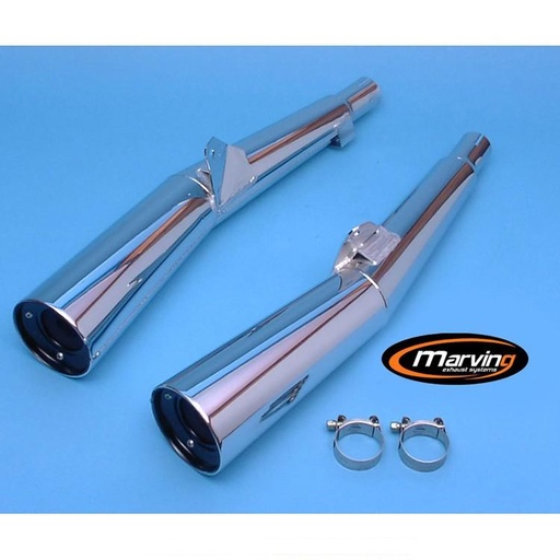 [Y/2149/BC] Silencieux MARVING Style Origine Yamaha XJR 1200 /SP 1995-1998 et XJR 1300 /SP 1999-2003