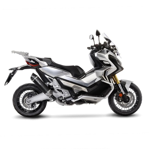 [14046] LEOVINCE Nero Silencer Honda X-ADV 750 2017-.2024 and Forza 750 2021-2024 (Carbon End Cap)