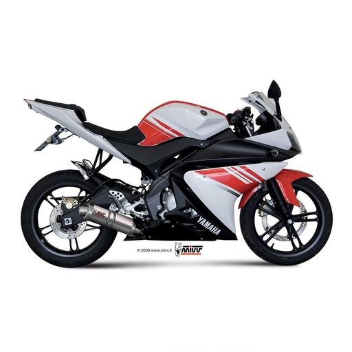 MIVV ROUND GP Full Exhaust System Yamaha YZF 125 R 2008-2013