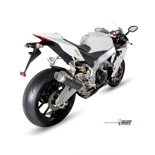 [A.008.L2S] MIVV ROUND GP Silencer Aprilia RSV4/RSV4 FACTORY 2009-2014 / TUONO 1000 V4R/APRC 2011-2015