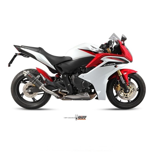 MIVV ROUND GP Silencer Honda CB 600 HORNET 2007-2014 / CBR 600 F 2011-2013