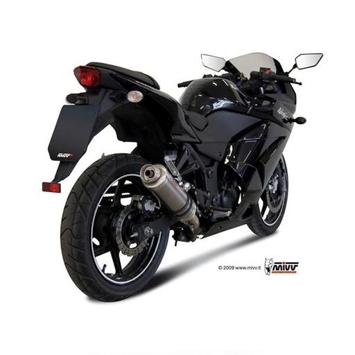 Silencer MIVV ROUND GP Kawasaki NINJA 250 R 2008-2012