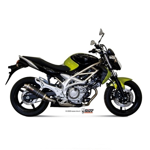 MIVV ROUND GP Silencer Suzuki 650 GLADIUS 2009-2016