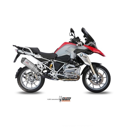 [B.016.LNC] Silencieux MIVV SLIP ON Ovale BMW R 1200 GS / Adventure 2013-2018