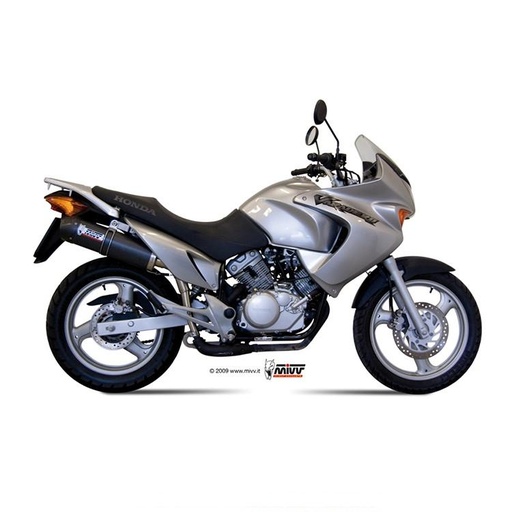 [H.044.L3C] MIVV SPORTLINE Silencer (carbon end cap) oval Honda XL 125 V VARADERO 2001-2013