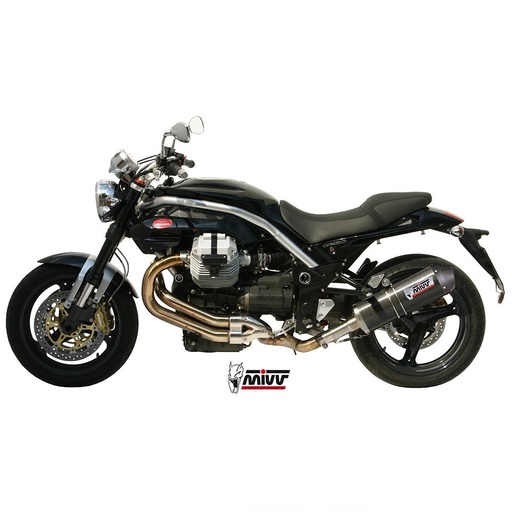 [M.005.LEC] Silencieux MIVV SPORTLINE Ovale Moto Guzzi GRISO 850/1100/1200 2005-2016
