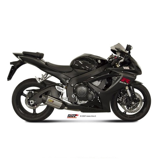 Silencieux MIVV SUONO (coupelle carbone) Suzuki GSX R 600/750 2006-2007 (coupelle carbone)