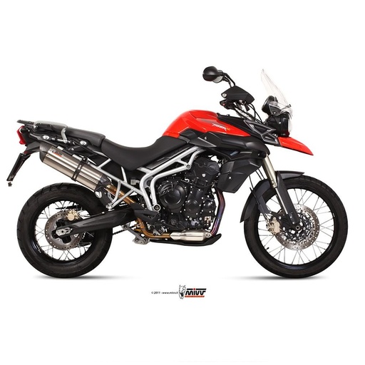[T.011.L7] Silencieux MIVV SUONO (coupelle carbone) Triumph TIGER 800 2011-2019