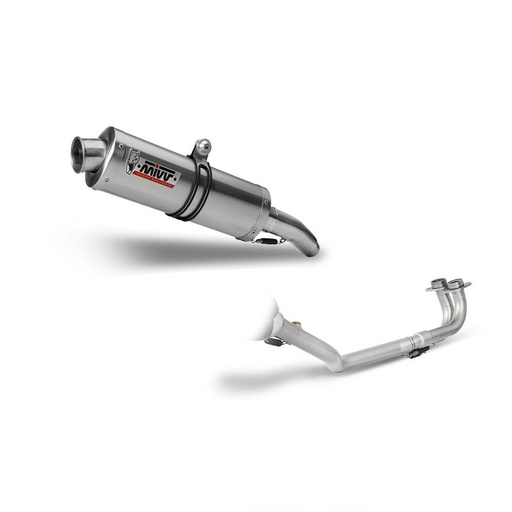 [Y.018.LX1] MIVV CLASSIC Oval Full Exhaust System Yamaha T-MAX 500 2001-2007