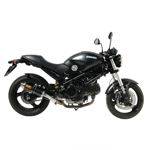[D.019.L2S] Silencieux MIVV ROUND GP Ducati 695 MONSTER 2006-2008