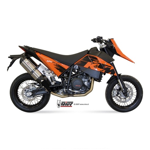 [KT.003.L7] Silencieux MIVV SUONO KTM 690 SUPERMOTO 2007-2012