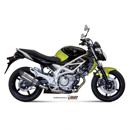 [S.035.L7] Silencieux MIVV SUONO (coupelle carbone) Suzuki 650 GLADIUS 2009-2016