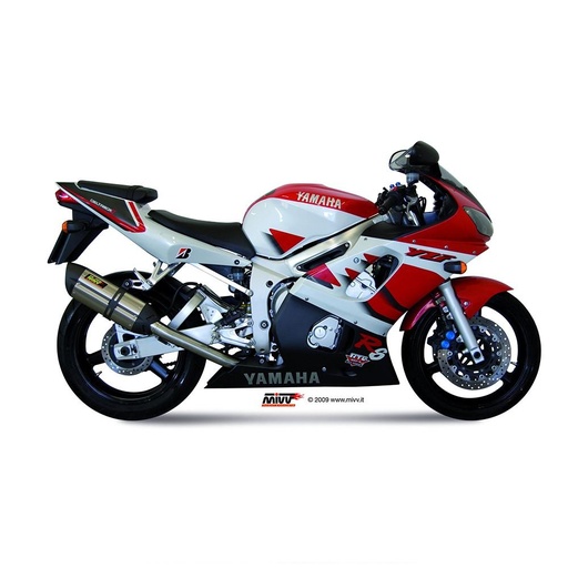 [Y.003.L7] MIVV SUONO Silencer (carbon end cap) Yamaha YZF 600 R6 1999-2002