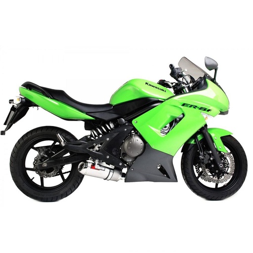Silencieux SCORPION Factory ovale Kawasaki ER6 / ER6F et VERSYS