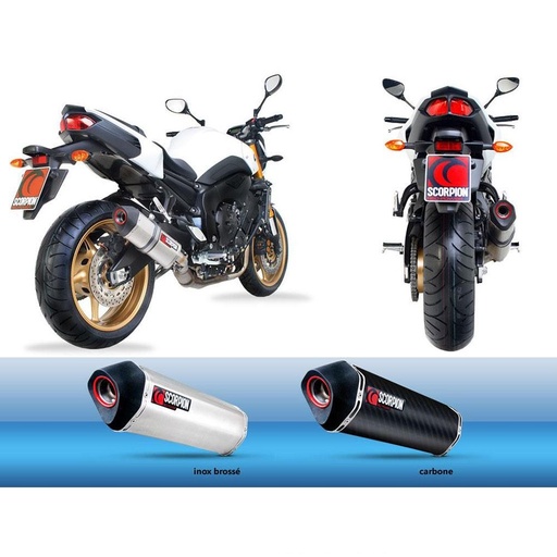 SCORPION Serket Silencer Yamaha FZ8 / FAZER 2010-2016