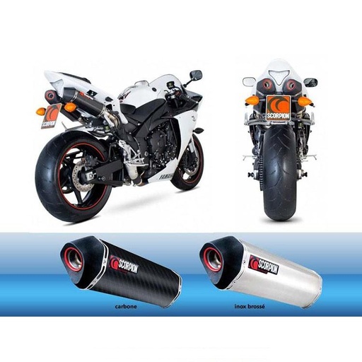 Silencieux SCORPION Serket Yamaha YZF 1000 R1 2009-2014