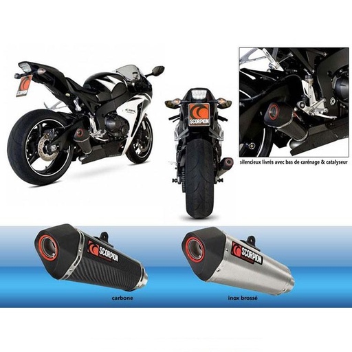 SCORPION Serket Taper Silencer Honda CBR 1000 RR 2008-2011