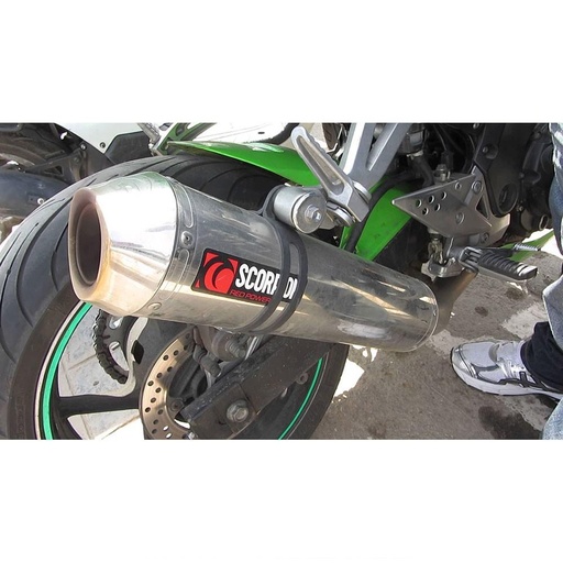 [EKA71SEM] SCORPION Factory Round Silencer Kawasaki Z 750 2004-2006