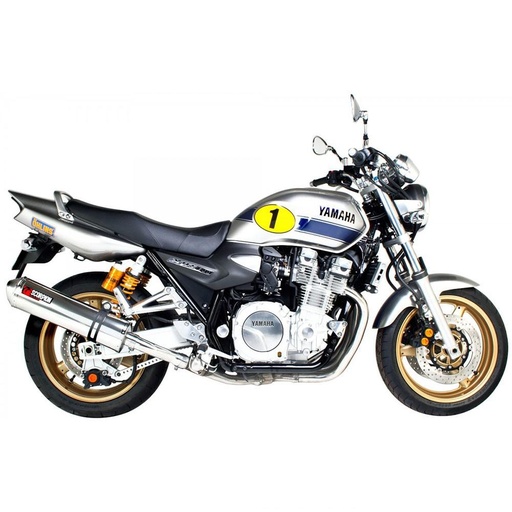 [EYA80SEM] Silencieux SCORPION Factory rond Yamaha XJR 1300 /SP 2007-2017