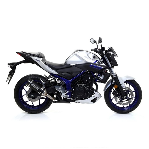 Silencieux ARROW Thunder Yamaha MT03/R 3 (coupelle carbone)