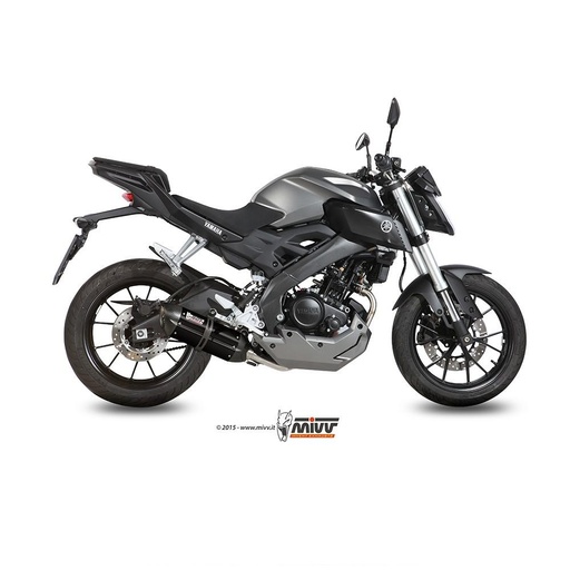 [Y.047.L9] MIVV SUONO Full Exhaust System Yamaha MT 125 (14-19) / YZF 125 R (14-16)