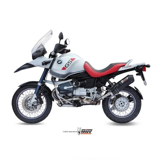 [B.015.LEC] Silencieux MIVV SPORTLINE (coupelle carbone) ovale BMW R 1150 GS 1999/09-2005