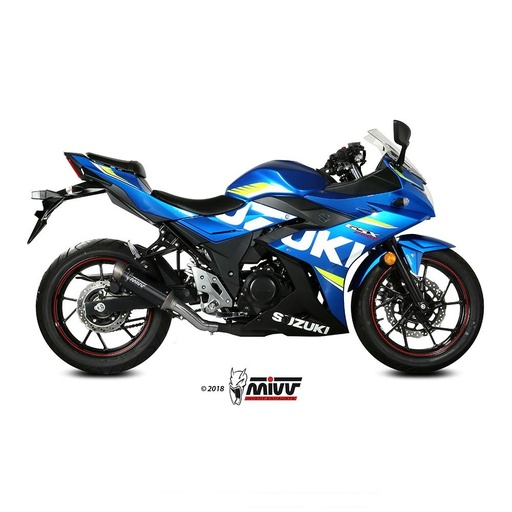 [S.054.LXBP] MIVV GP PRO Silencer (with grid) Suzuki GSX 250 R 2017-2020