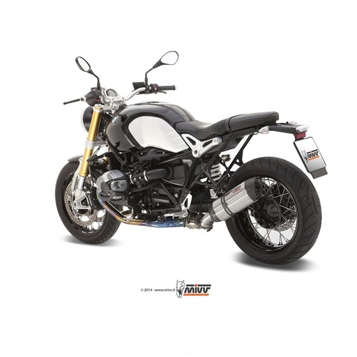 [B.021.L9] MIVV SUONO Silencer (Carbon End Cap) BMW R NINE T 2014-2020 Low Position