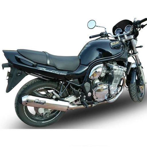 BOS SLIP-ON Oval Silencer Suzuki GSF 600 BANDIT 1995-2004