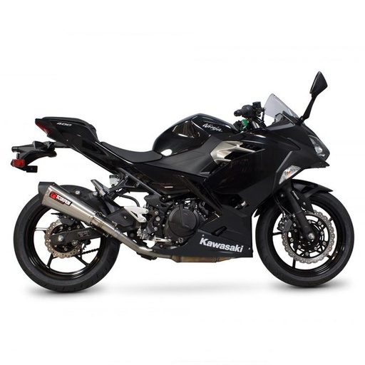 Silencieux SCORPION Serket conique Kawasaki NINJA 400 / Z 400 2018-2024