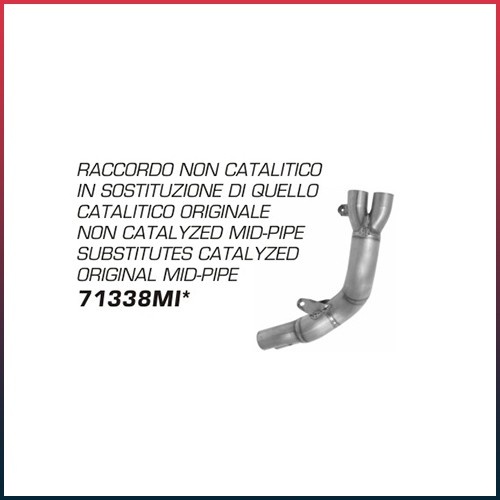 [SM5612] Manchon raccord sans catalyseur pour MV Agusta 1000 F4 / F4S 2004-2007