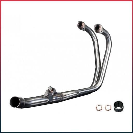 [PR2284] Downpipe without catalyst for Honda CBF 500 2004-2007