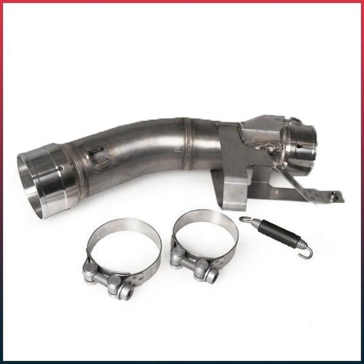 [L-K10SO4/1] Akrapovic Link Pipe Without Catalyst for Kawasaki ZX10R Ninja 2008-2010